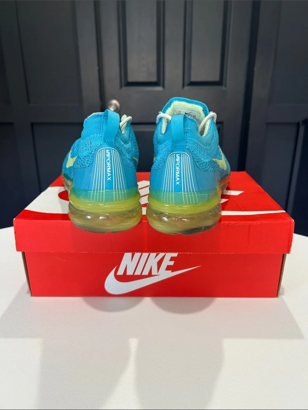 Nike Air VaporMax 2023 FlyKnit “Baltic Blue Citron Tint” Men’s Size 13